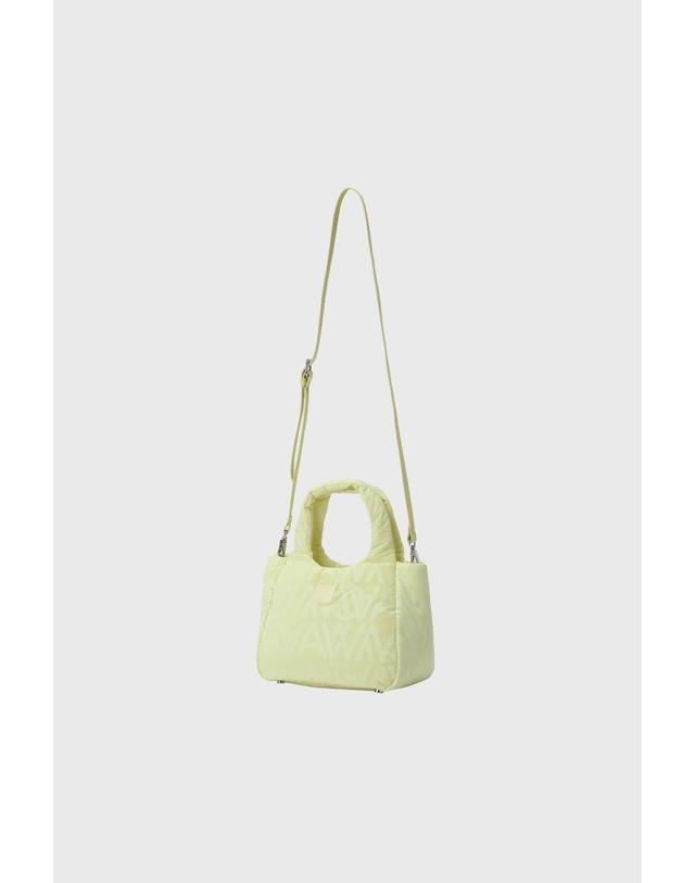 왁 [WAAC] Women Pattern Pouch WGBAX26711YEL 착용컷