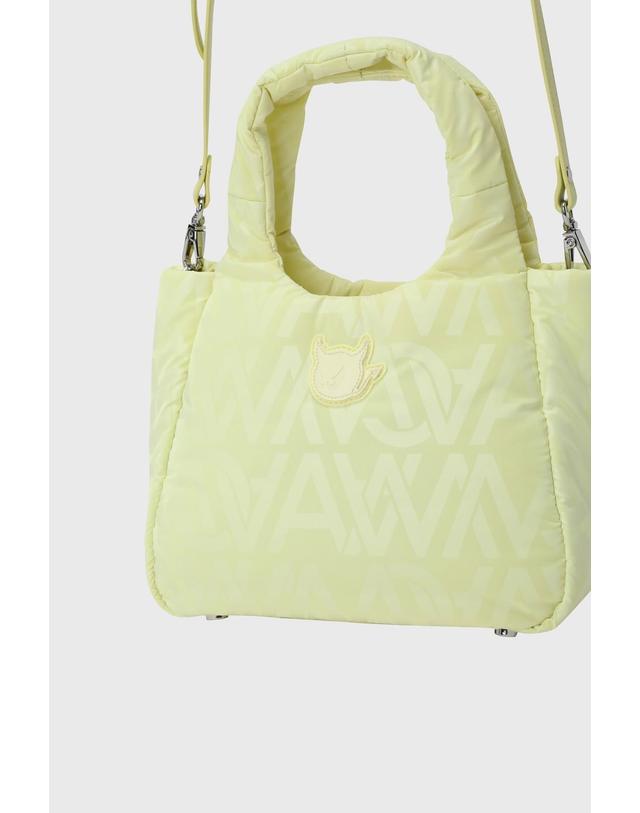 왁 [WAAC] Women Pattern Pouch WGBAX26711YEL 착용컷