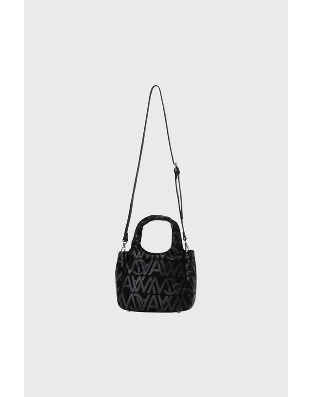 왁 [WAAC] Women Pattern Pouch WGBAX26711BKX 착용컷