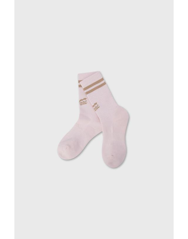왁 [WAAC] Women Stripe Socks WGLCX26714PIL 착용컷