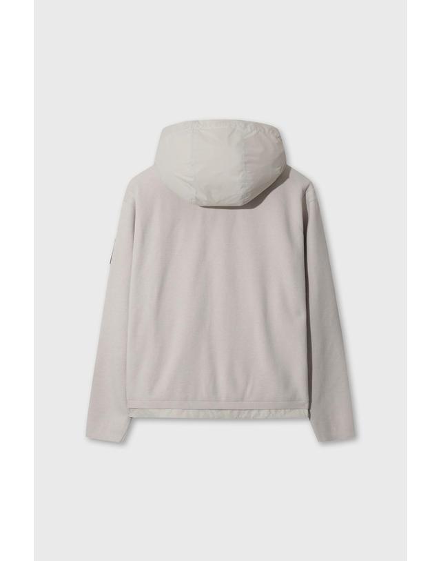 왁 [WAAC] PLAYERS EDITION Men Hybrid Knit Hoodie WMWAW26703IVD 착용컷