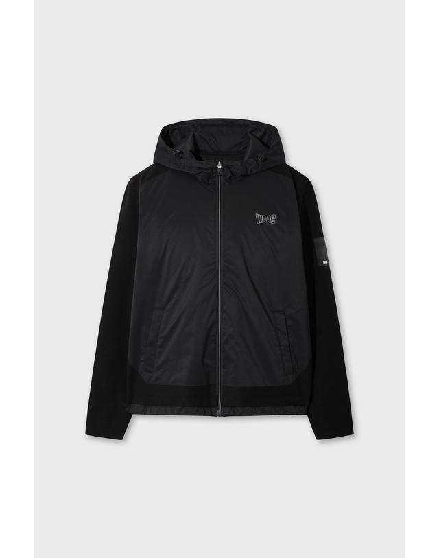 왁 [WAAC] PLAYERS EDITION Men Hybrid Knit Hoodie WMWAW26703BKX 착용컷