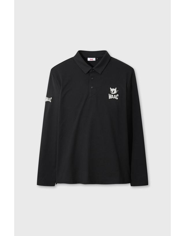 왁 [WAAC] [Exclusive] PLAYERS EDITION Men Fleece Polo WMTBW26901BKX 착용컷