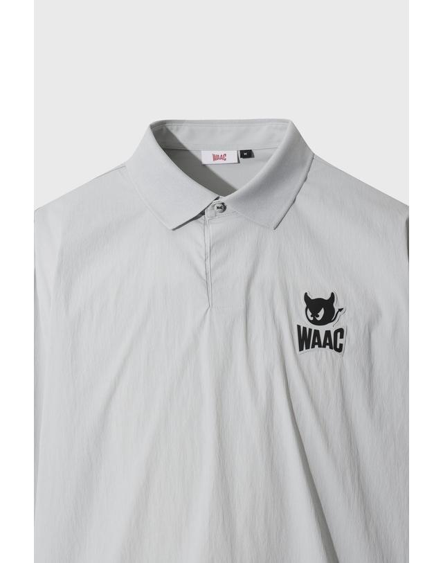 왁 [WAAC] [Exclusive] PLAYERS EDITION Men Woven Polo Pullover WMTBW26900GYL 착용컷