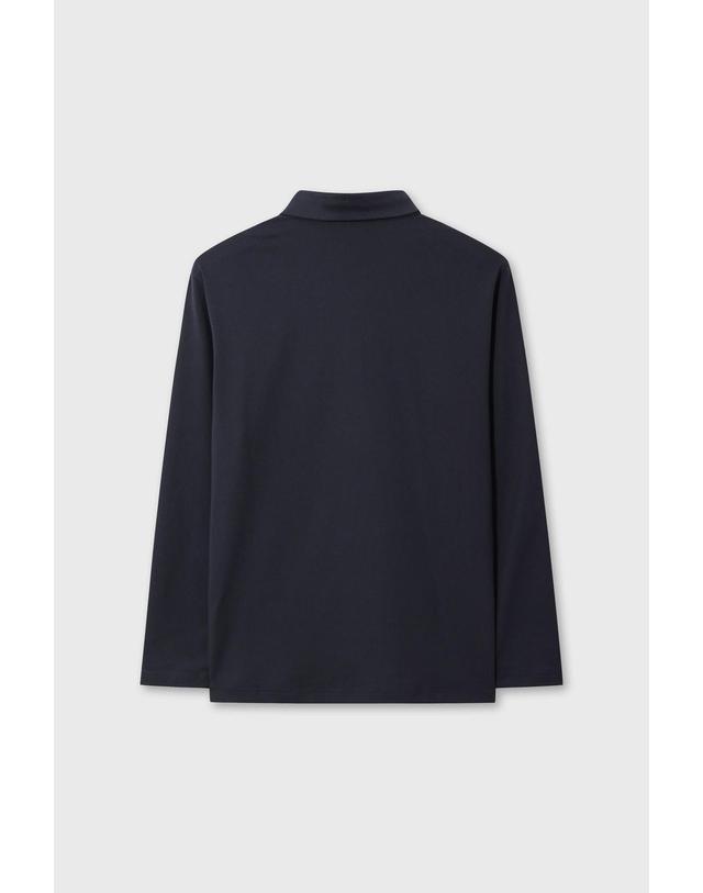 왁 [WAAC] [Exclusive] PLAYERS EDITION Men Fleece Polo WMTBW26901NYD 착용컷