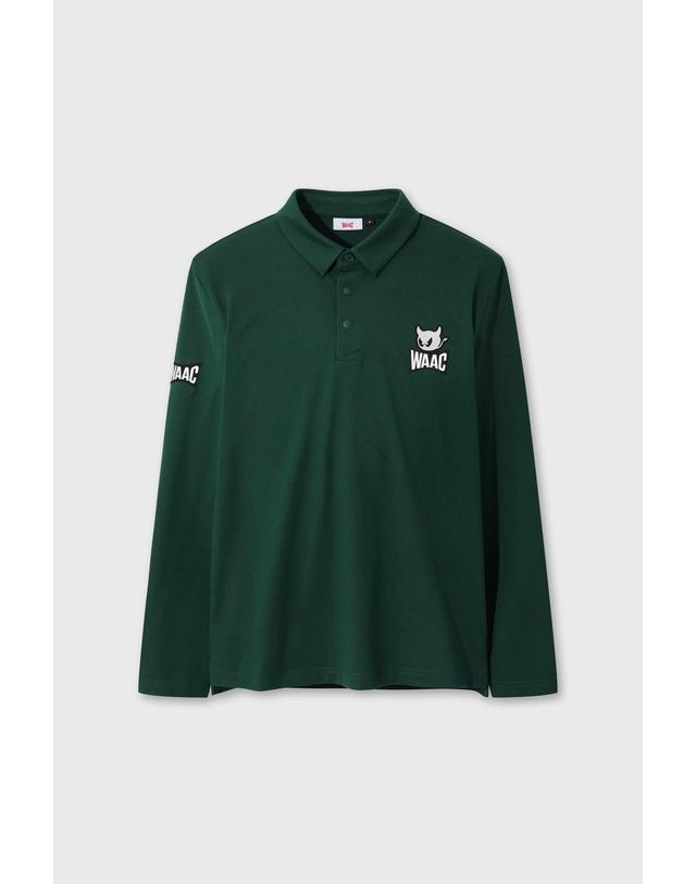 왁 [WAAC] [Exclusive] PLAYERS EDITION Men Fleece Polo WMTBW26901GRD 착용컷