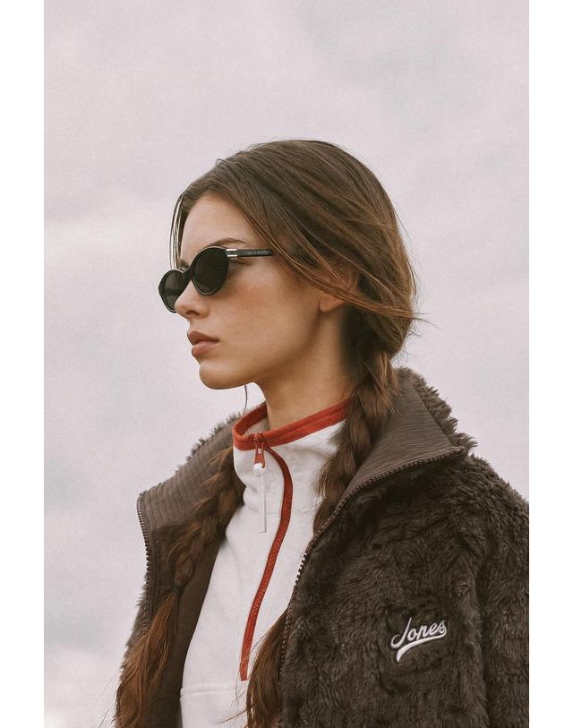 왁 [WAAC] [WAAC X JONES] Womens Fleece Jacket WWUAW26770BRD 착용컷