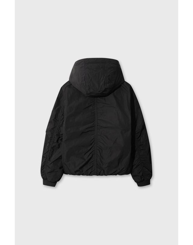 왁 [WAAC] Women Daily shining hoodie jacket WWUAW26720BKX 착용컷