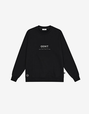 세니트 베이직 스웨트 셔츠 블랙