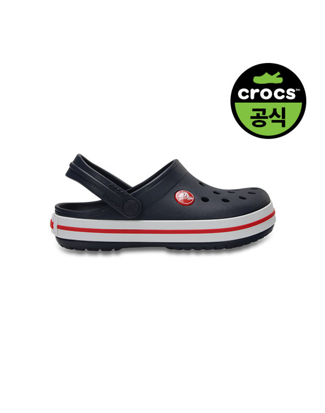 크록스 키즈 유아 CROCBAND CLOG T NVR (24SKCL207005) 착용컷