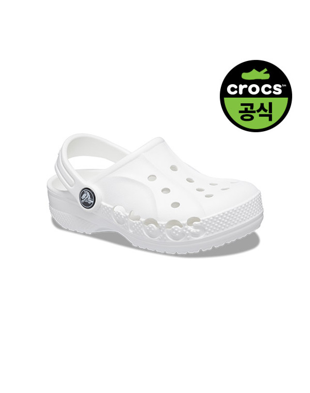 크록스 키즈 유아 BAYA CLOG T WT (24SKCL207012) 착용컷