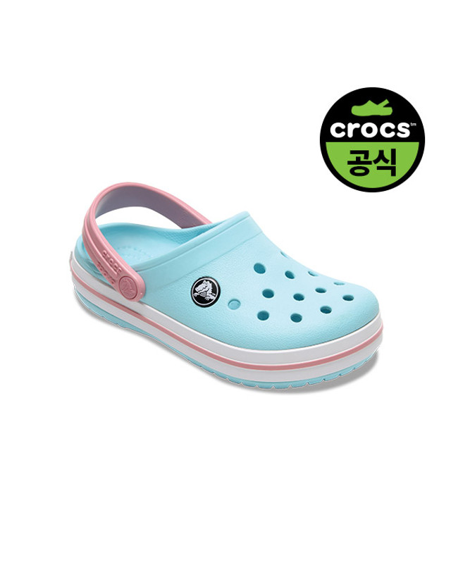 크록스 키즈 유아 CROCBAND CLOG T IBW (24SKCL207005) 착용컷