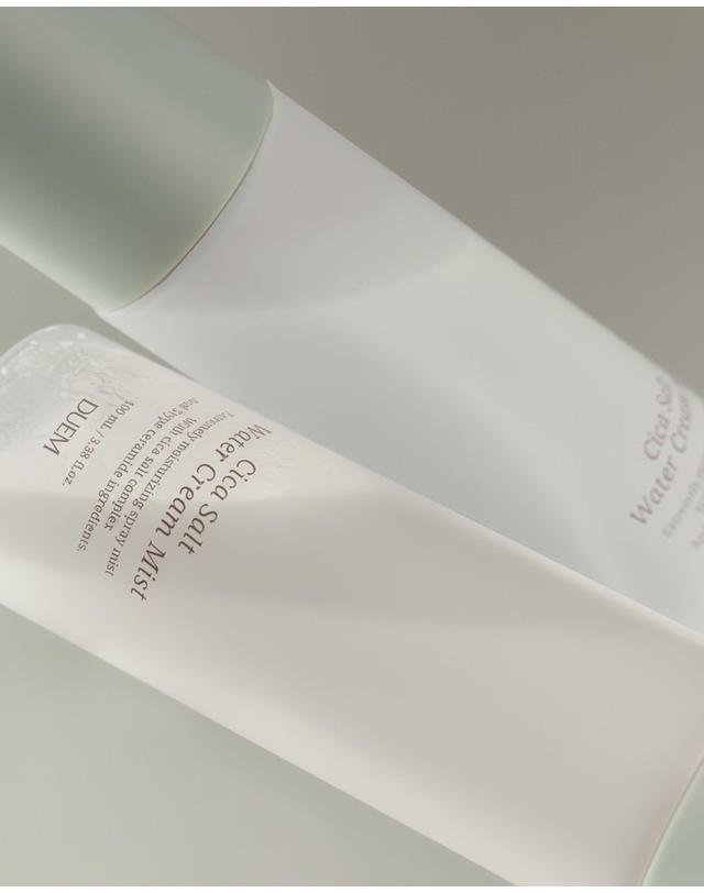 듀엠 [미백/주름개선/피부장벽개선]시카 솔트 워터 크림 미스트 수분 진정 장벽 100ml 착용컷
