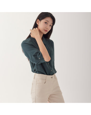 (2컬러) 레이온 장식단추 블라우스 LCWSO823