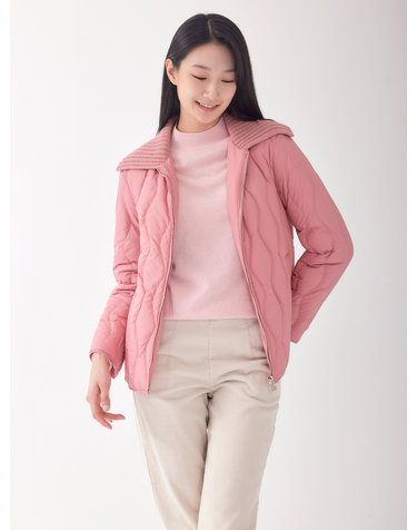카라 자켓형 덕다운 경량패딩 LCLWOA25_PK