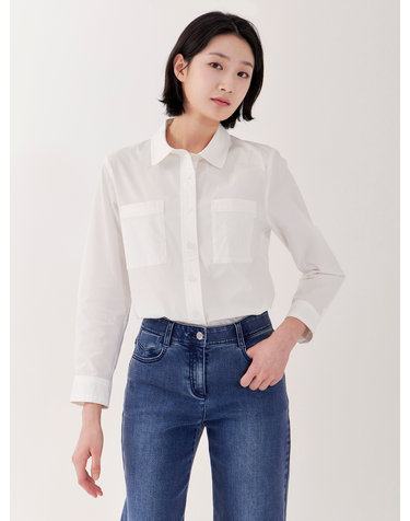 투포켓 셔츠 LCWSP223_WH