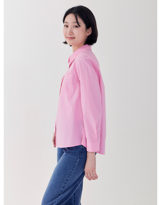 지센 투포켓 셔츠 LCWSP223_PK 착용컷