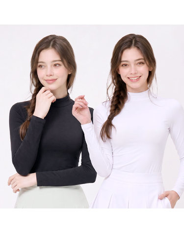 [헨리스튜어트] 골프 여성 냉감 하이넥 이너 티셔츠 컬러 택1