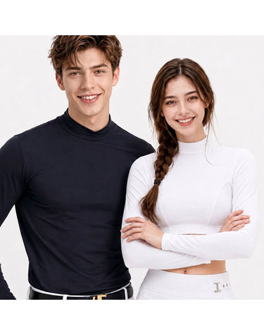 [헨리스튜어트] 골프 냉감 하이넥 이너 티셔츠 컬러 택1