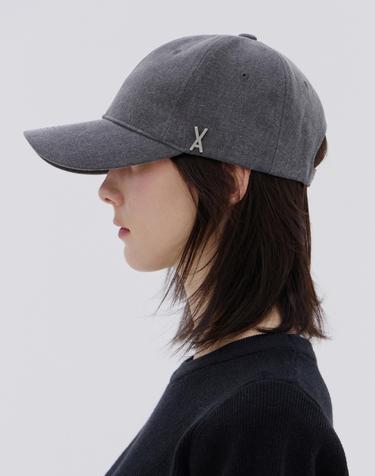 [배우 전도연 안보현 착용] [바잘] VA 스터드 피그먼트 볼캡 블랙