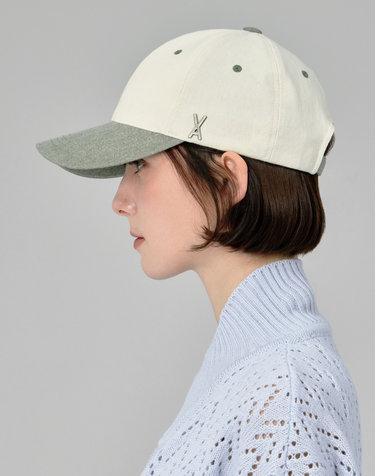 [바잘] VA 스터드 투톤 볼캡 그린