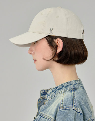 [바잘] VA 스터드 에센셜 볼캡 베이지