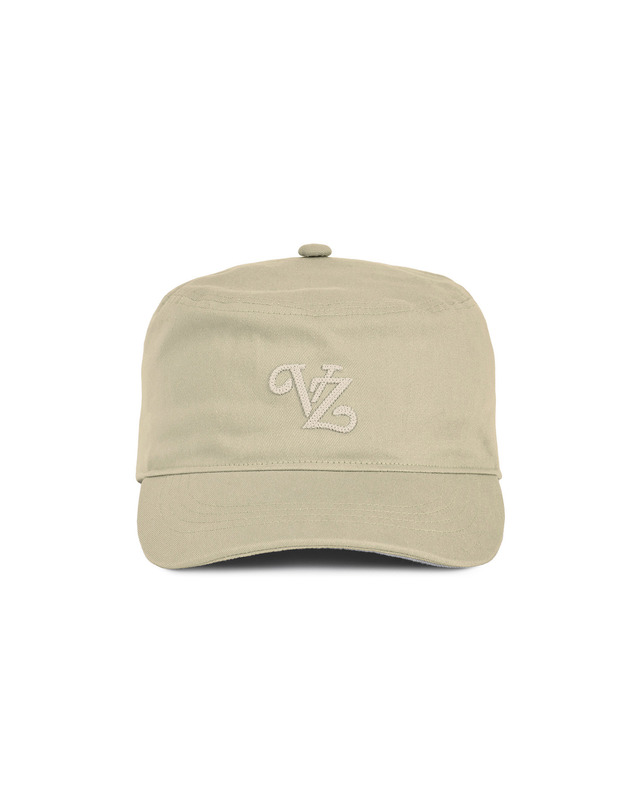 바잘 [바잘] 리프 VZ 모노그램 트윌 필박스 캡 베이지 착용컷