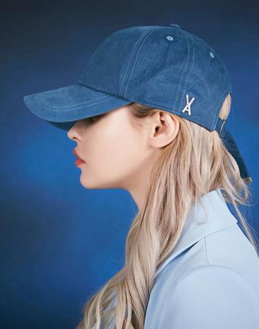 [NCT 도영 정은지 장나라 김유정 착용] [바잘] OG 핏 오버핏 워싱 볼캡 네이비