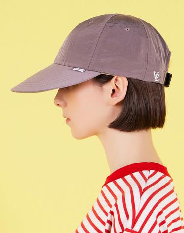 [바잘] 나일론 오디너리 오버핏 볼캡 핑크