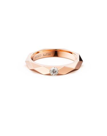 앙상블 여성 웨딩밴드 0.1ct 