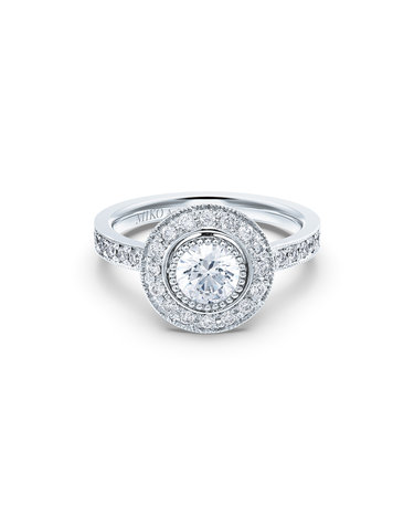필로스 다이아몬드 반지 0.5ct  (GIA F.VS2.3EX.NONE)
