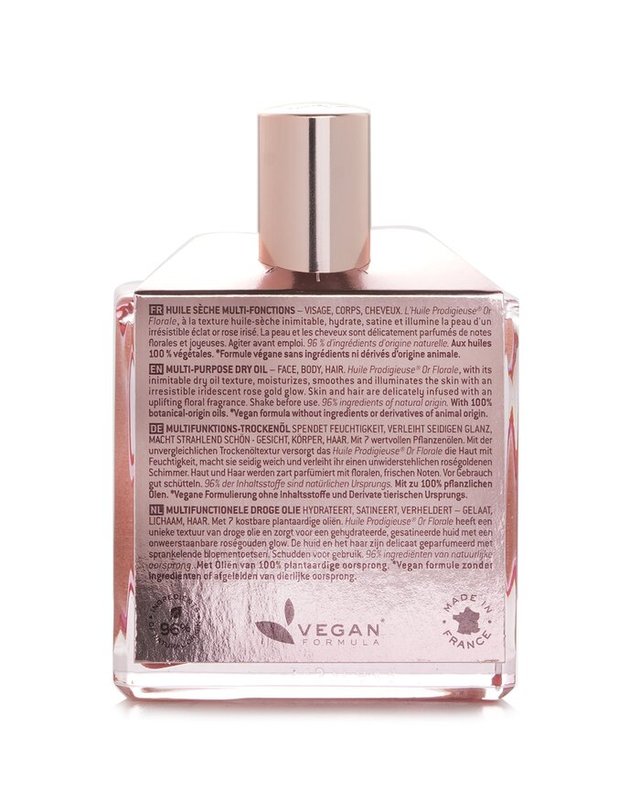눅스 눅스 후일 프로디지우스 또는 플로랄 다목적 페이스 바디 헤어 드라이 오일 50ml 착용컷
