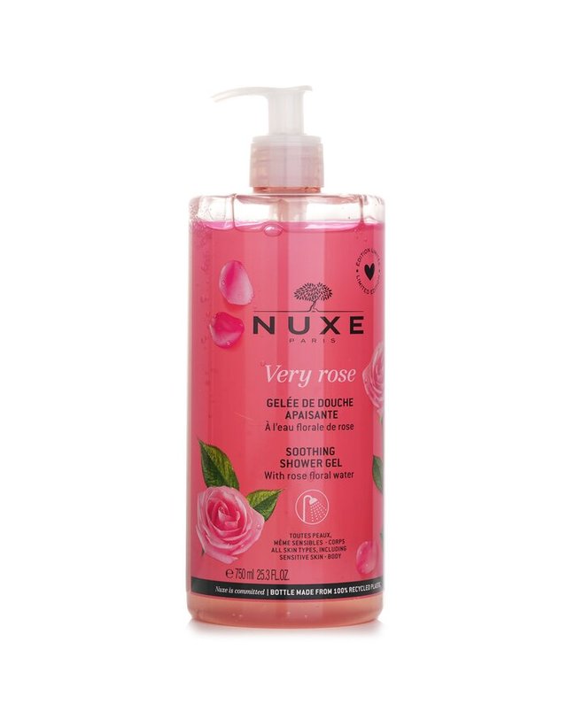 눅스 눅스 베리 로즈 수딩 샤워 젤 750ml 착용컷