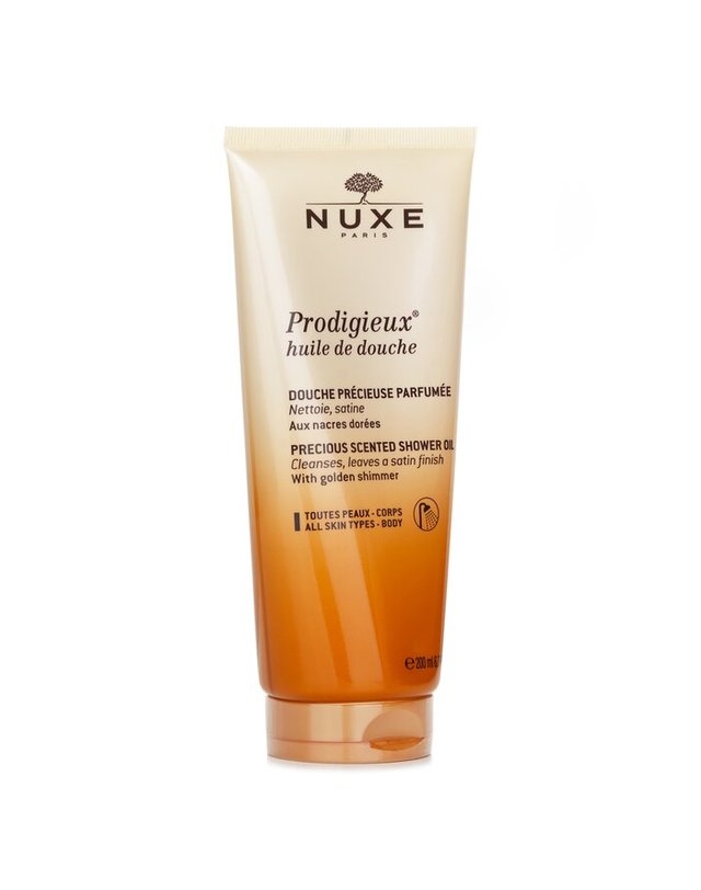 눅스 눅스 프로디직스 프로디쥬 프레셔스 센티드 샤워 오일 200ml 착용컷