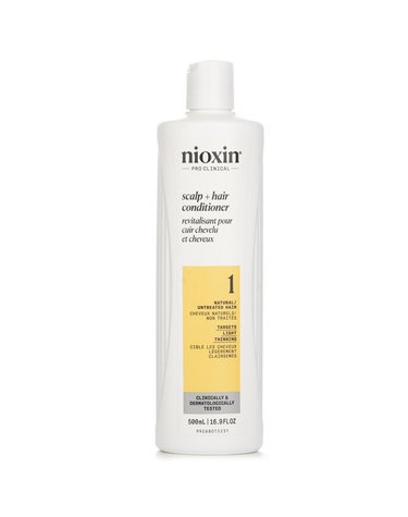 니옥신  시스템 1  테라피 컨디셔너 자연, 가벼운 얇은 모발랜덤 패키징 500ml