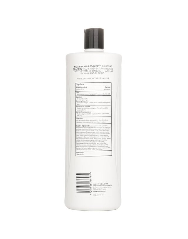 니옥신 니옥신 헤어 케어 피리티오네 아연 정화 샴푸가려운 각질 용 1000ml 착용컷