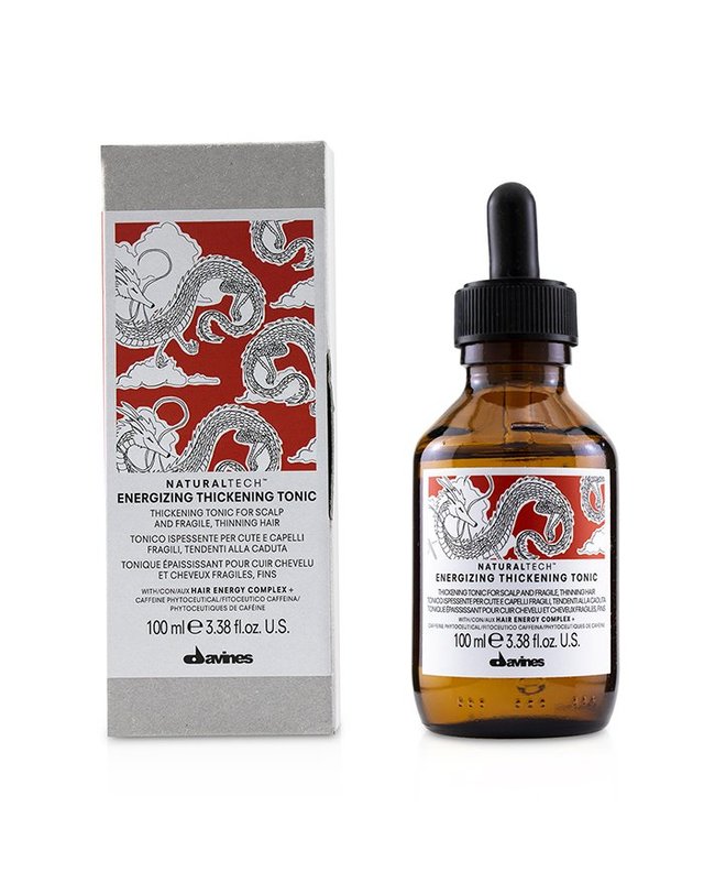 다비네스 다비네스 내추럴 테크 네추럴 테크 에너자이징 씨크닝 토닉 , 연약한 모발용 100ml 착용컷