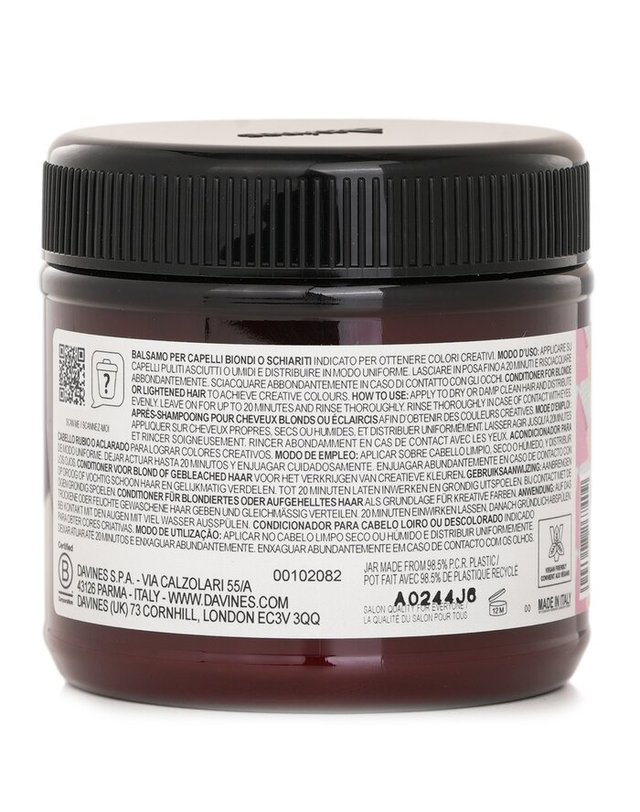다비네스 다비네스 알케믹 시스템 알케미 크리에이티브 컨디셔너 # 핑크 250ml 착용컷