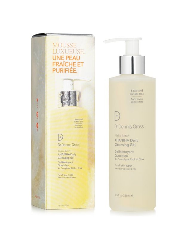 닥터 데니스 그로스 닥터 데니스 그로스 알파 베타 ® AHA/BHA 데일리 클렌징 젤 225ml 착용컷