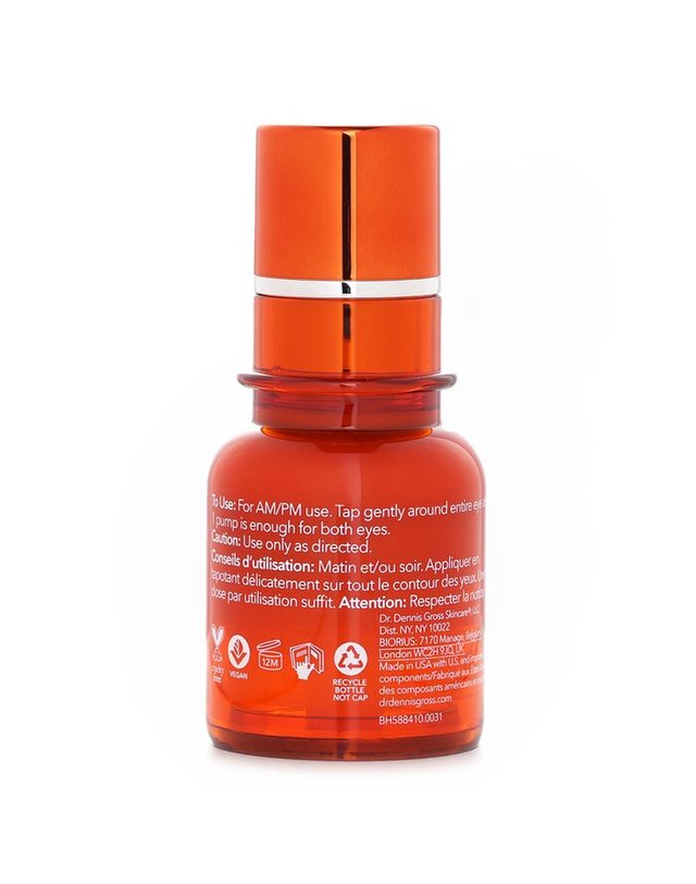 닥터 데니스 그로스 닥터 데니스 그로스 C 락틱 펌 브라이트 아이 트리트먼트 15ml 착용컷
