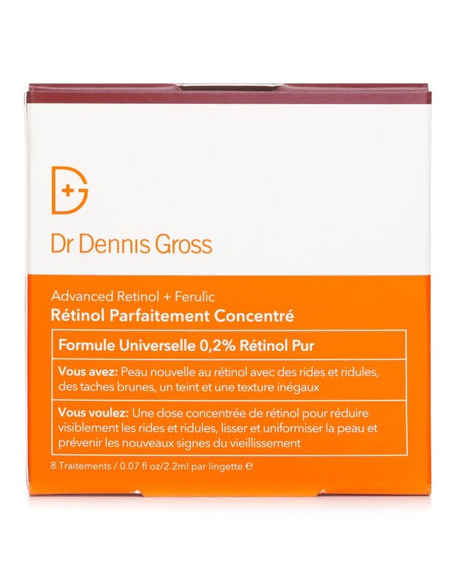 닥터 데니스 그로스 닥터 데니스 그로스 고급 레티놀 + 페룰릭 완벽 투여 레티놀 2.2ml x 8pads 착용컷