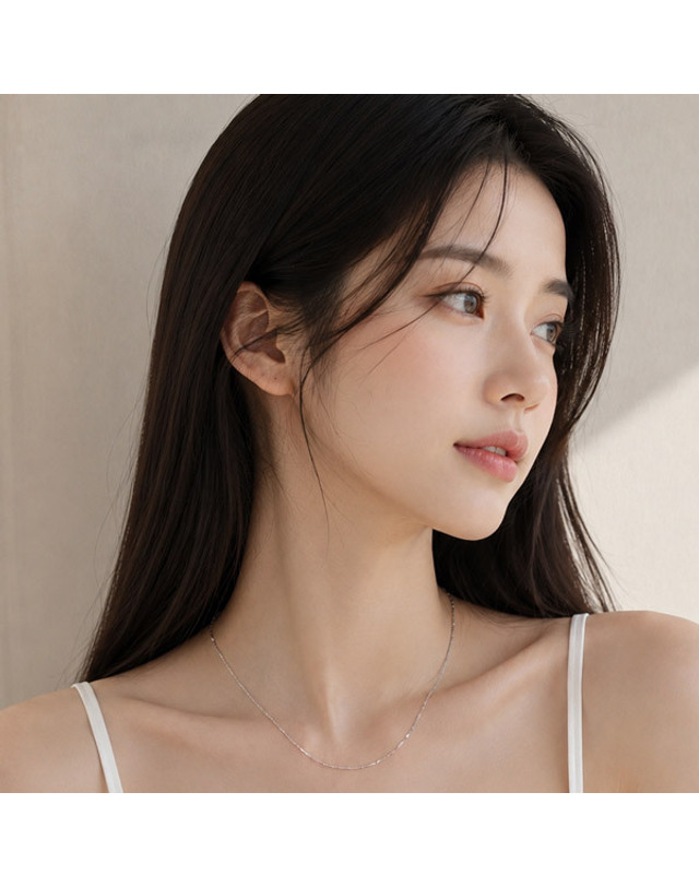 메종드쉬 메종드쉬 목걸이 베이직 체인 모음 레이어드 BCN018 착용컷