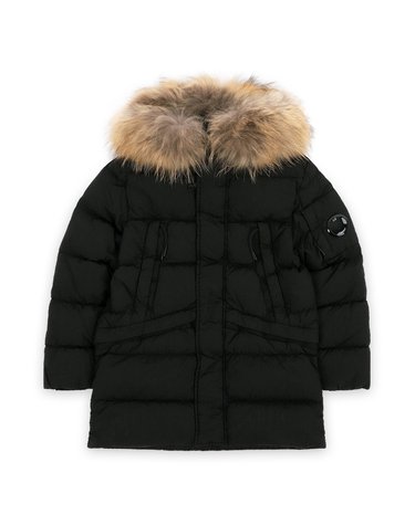 23 F/W CP컴퍼니 키즈 유에이 맥트턴 고글 다운 파카(블랙) 15CKOW013B 005709G 999