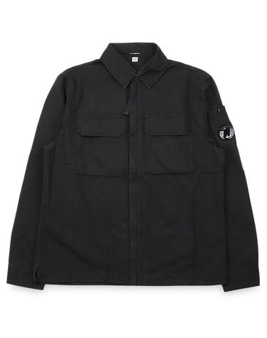 CP컴퍼니 남성 렌즈 체스트 포켓 오버셔츠 자켓(블랙) 20CMOS156A 110143G 999