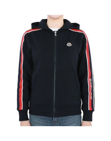 몽클레어 키즈 삼선라이닝 와펜 패치 후드 집업(네이비) 8G00032 899PS 778 12,14A (성인착용가능)
