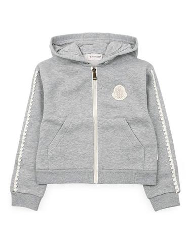 몽클레어 키즈 니트 패치 후드 집업 자켓(그레이) 8G00017 899PS 980 12,14A(성인착용가능)