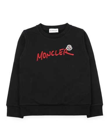 몽클레어 키즈 로고 라운드넥 맨투맨(블랙) 8G00022 899PS 999