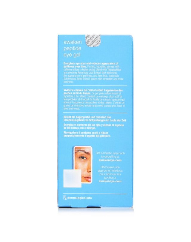 더말로지카 더말로지카 어웨이큰 펩타이드 아이 젤 15ml 착용컷