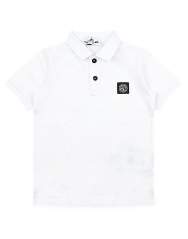 스톤 키즈 로고 패치 PK 반팔(화이트) L1S16 2200002 S0018 V1001