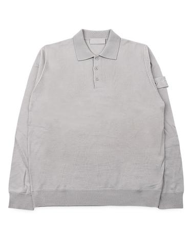 스톤 남성 쉐도우 와펜 PK 울 니트(그레이) L1S15 5100076 S00FC V0064